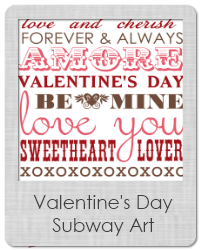 valentine's day subway art valentine's day subway art