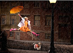 Just singing in the rain! Just singing in the rain!