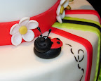 Fondant lady bug
