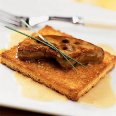 Seared Foie Gras with Ginger Cream