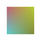 color palette 27, 2012, digital c-print (single edition), 40 x 40 in.