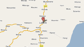 Carte de Lubero au Nord Kivu