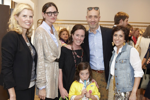 Here I am with Tracy Gardner, Jenna Lyons, Kate Spade, her daughter Bea Spade, and Robert Verdi. Here I am with Tracy Gardner, Jenna Lyons, Kate Spade, her daughter Bea Spade, and Robert Verdi.
