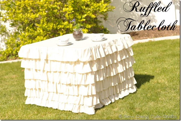 Ruffled Tablecloth