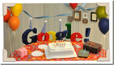 Googles 13th Birthday 2011
