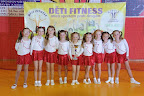 Karamelky Staškov, SR - cheerleaders do 8 let- název "Začínáme"
