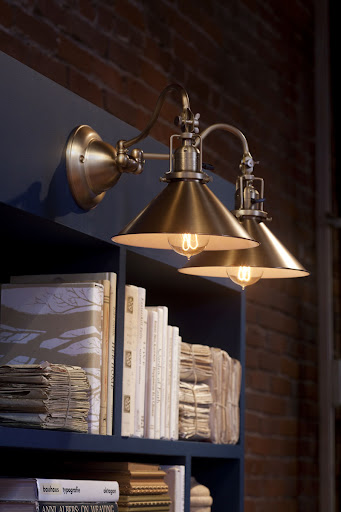 The swing arms on the Fords Mill fixture allow you to direct the light right where you need it. The swing arms on the Fords Mill fixture allow you to direct the light right where you need it.