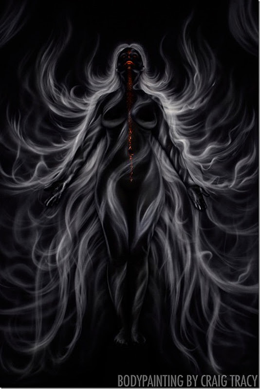 darkness(темнота) darkness,темнота,Bodypainting, Bodypainting by Craig Tracy,Боди-арт по Крейг Трейси,роспись по телу,картины,обнажонная натура