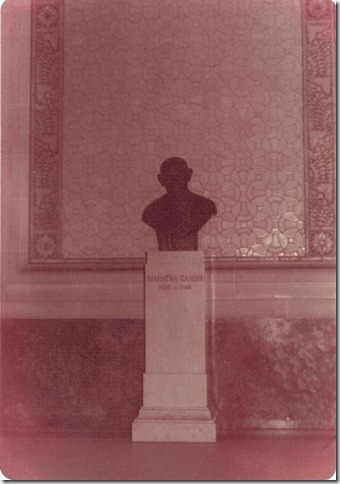 Bust of Gandhi