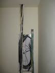 Pre Wire this is where the rack goes