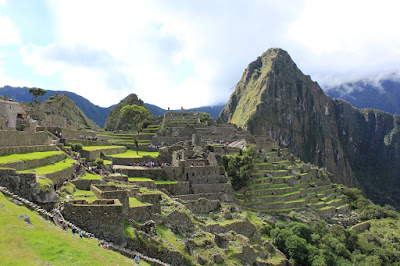 First view of Machu Picchu