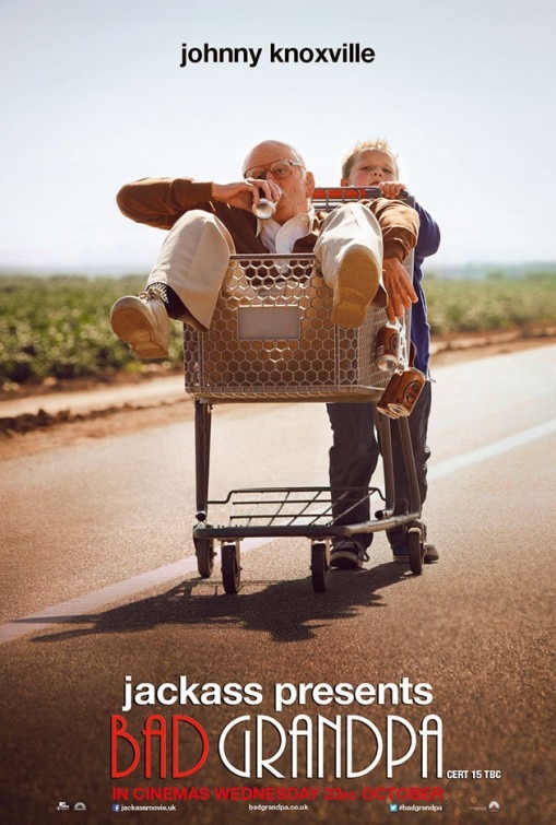 Kosárban ökörködős Bad Grandpa poszter