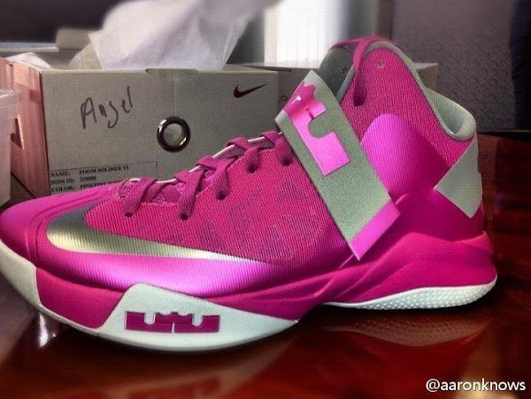 Nike Zoom Soldier VI 8220Think Pink8221 That Should Hit Courts Soon