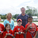 Winners U10 at the Junior West with coaches Jean and Alan