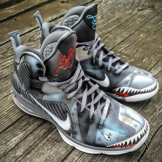 Nike LeBron 9 8220Wounded Warriors Project8221 Custom by Mache