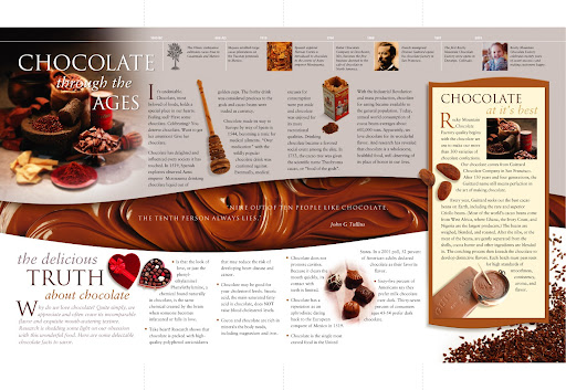 Chocolate Brochure Examples 1