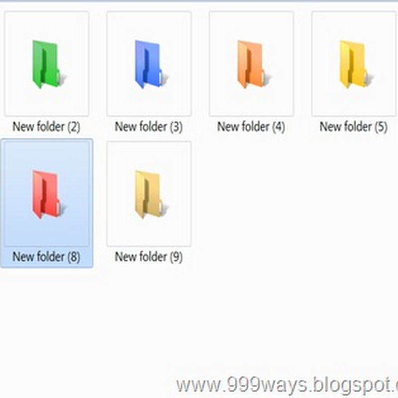 How to change Folder icon colour ?