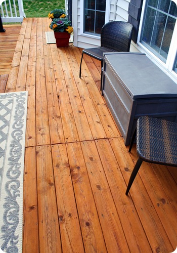 redwood deck stain