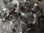 This pile looks like a mess!  Push pins, safety pins, paper clips, and screws!  It's time to organize.