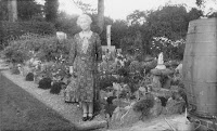Garden at Windyridge (now Orchard Lodge)
Miss J A Wheatley in foreground
circa 1933