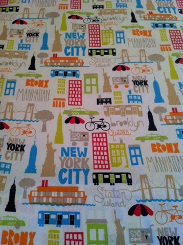 new york print fabric