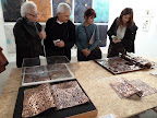 Rogelio Polesello y Eduardo Costantini recorriendo arteBA 2012