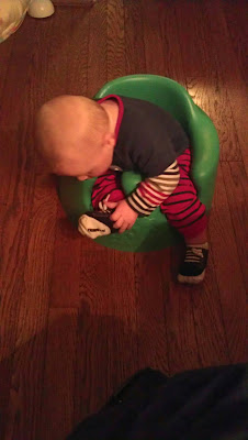 trying to eat foot
