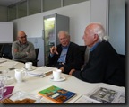 Kurt Petzold und Gregor Schömig mit Matthias Wiedemann im Pressegespräch Kurt Petzold und Gregor Schömig mit Matthias Wiedemann im Pressegespräch