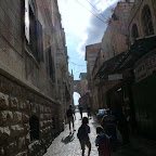 Morning sun and deliveries in Jerusalem