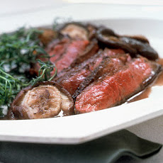 Shell Steak with Shiitake Mushroom Sauce