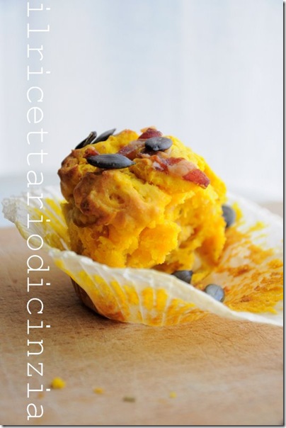 muffin zucca speck e rosmarino