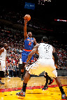 lebron james nba 121206 mia vs nyk 01 LeBron James Nears 2nd Triple Double, Wears Lavas in a Loss