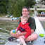 A try at fishing on the dock at our cottage. &ndash; 05-Aug-2010