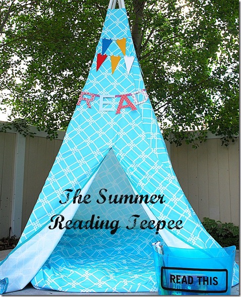 summer reading teepee