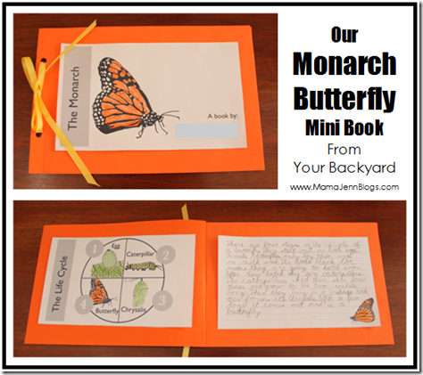 Monarch Butterfly Mini Book