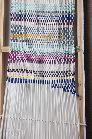 Woven Fabric Scrap Wall Art-2.jpg Woven Fabric Scrap Wall Art 2