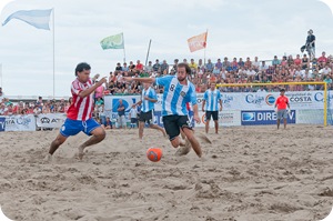 Futbol playa en San Bernardo