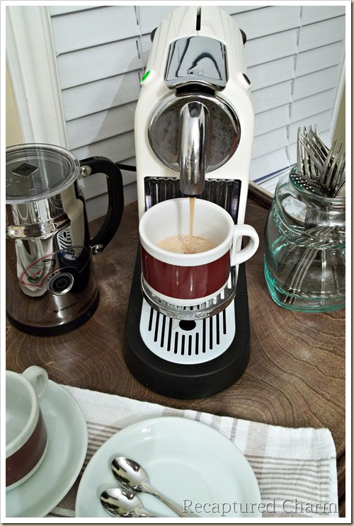 Recaptured Charm Old Buffet to New Coffee Station