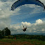 Hang on... the landing site is a bit closer to this way... that's a pea field... rapido! Rapido!