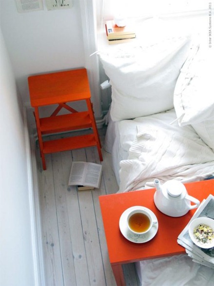 Orange accent, IKEA