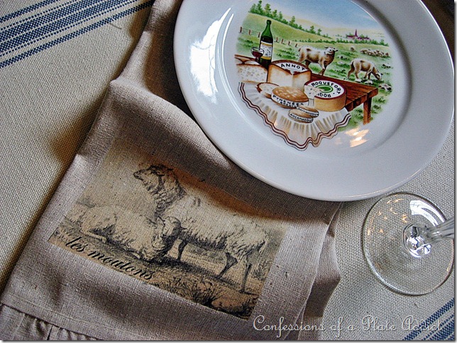 CONFESSIONS OF A PLATE ADDICT Vintage French Tea Towels