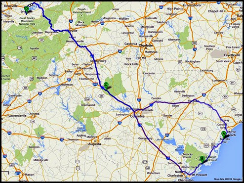 00 - April Travel Map 00 - April Travel Map
