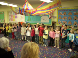 Busy Bees singing at the Holiday Social.