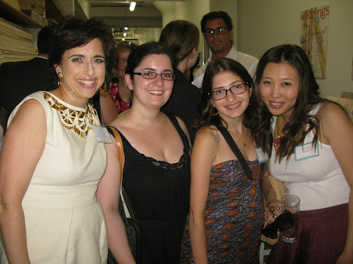 Vane from Brooklyn Bride (http://bklynbrideonline.com/), Anne from Aisle Dash (http://www.aisledash.com/), Kim from Wedding Bee (http://www.weddingbee.com/).