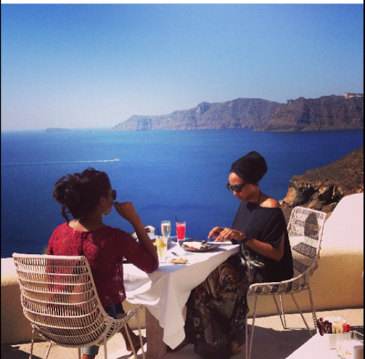 PHOTOS: Sylvia Nduka And Ene Maya's Vacation in Santorini Greece 20