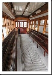 Inside a trolley