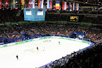 Pacific Coliseum during the women's 1000m final
