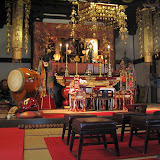 Inside the Renkei Temple, in the town of Kawagoe