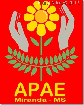 Logo APAE - Fundo Red
