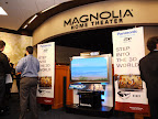 Panasonic's Full HD 3D Home Theater System is on display at Best Buy's NYC Union Square location.